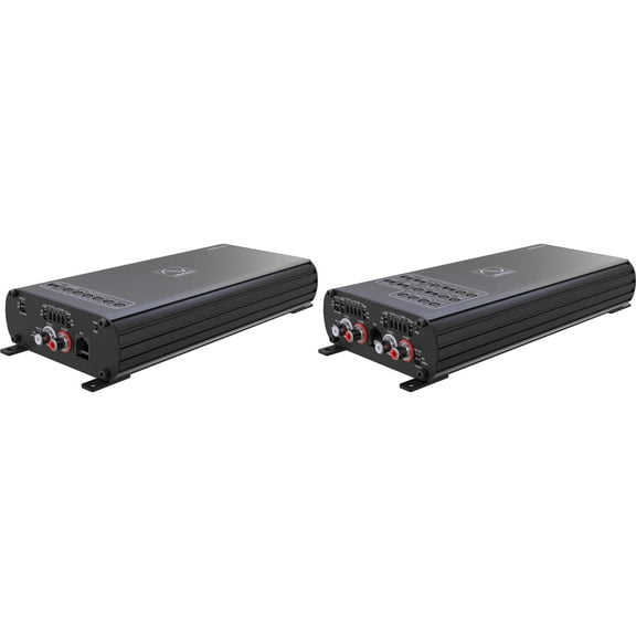Wavtech link500.4mini - 500 Watt 4-Channel Amplifier, and Wavtech link500.1mini - 500 Watt Mono Amplifier