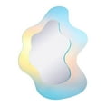 thumbnail image 1 of Wavy Acrylic Mirror Retro Mirror Frameless Decorative Mirror Vanity Mirror Wall, 1 of 7