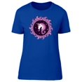 thumbnail image 1 of Wavy Circle Frame Unicorn T-Shirt Women -Image by Shutterstock, Female x-Large, 1 of 2