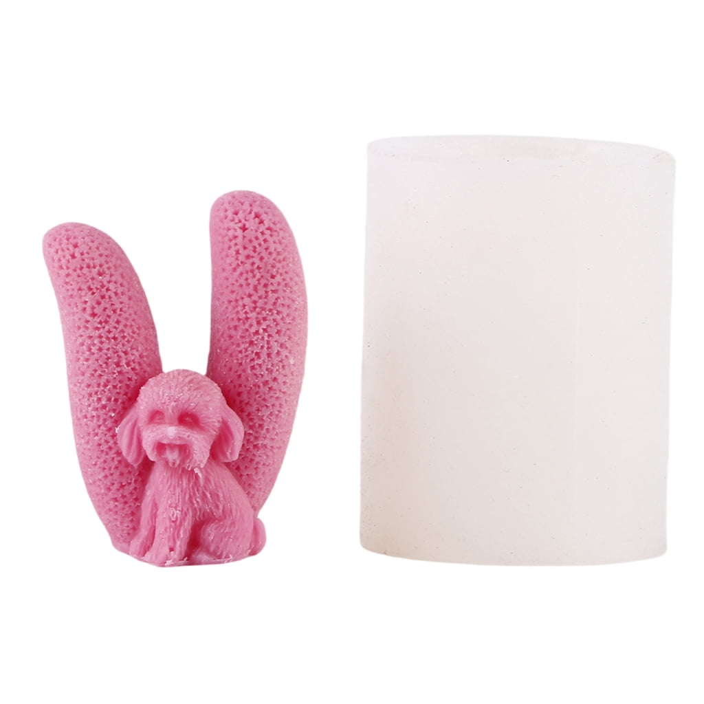 Silicone Moulds Love Sculpture Dogs Candle Molds Figurines Desktop Ornament Molds Epoxy Resin Molds Plasters Molds