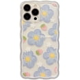 thumbnail image 1 of Wavy Frame Flower Strawberry Oil Painting Clear Soft Case  for iPhone (Clear,iPhone 14 Pro), 1 of 6
