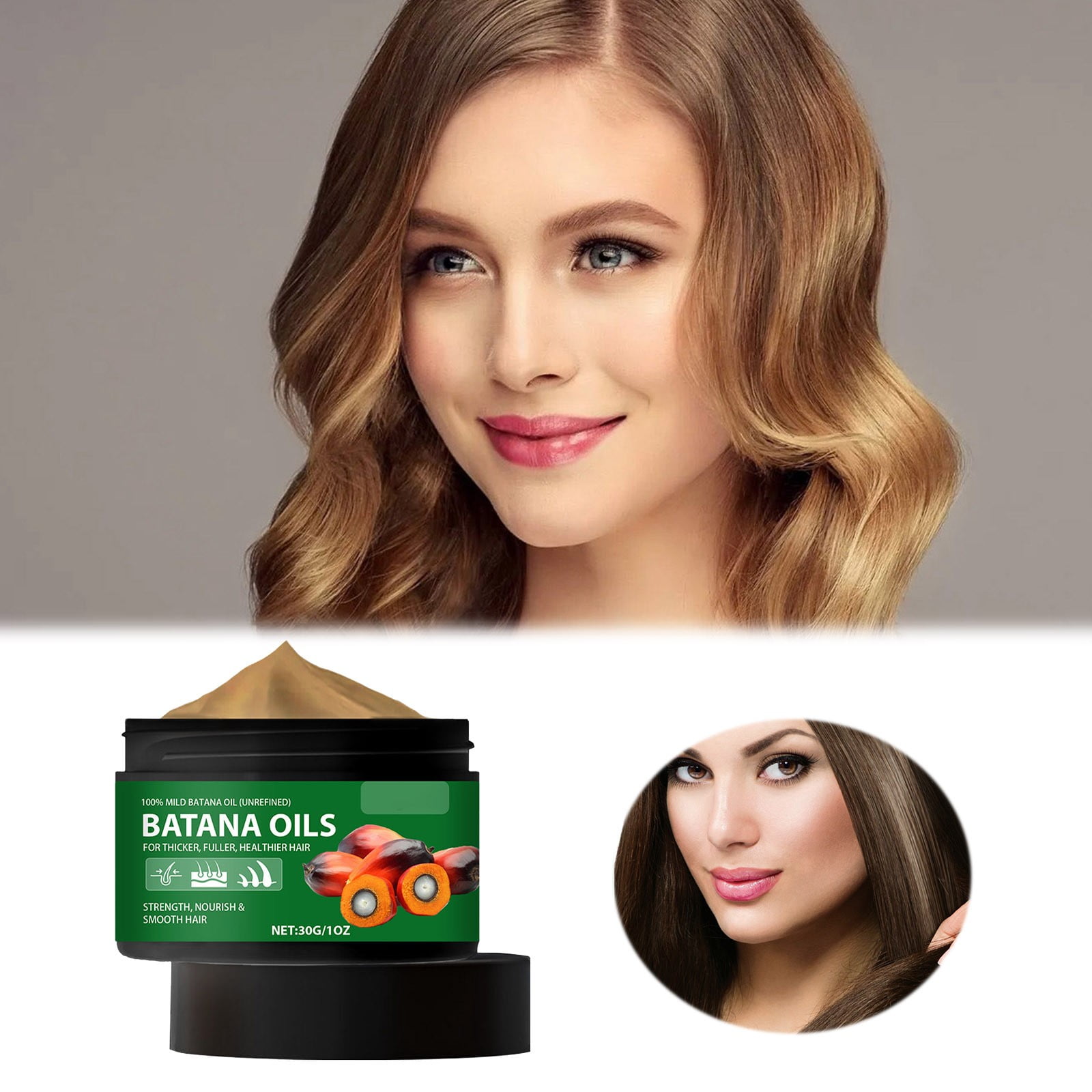 Wavy Hair Products Oatmeal Container Moisturizers for Hair Natural Damaged