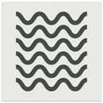 thumbnail image 1 of Wavy Line Pattern DIY Cookie Wall Craft Stencil - 7.0 Inch, 1 of 5