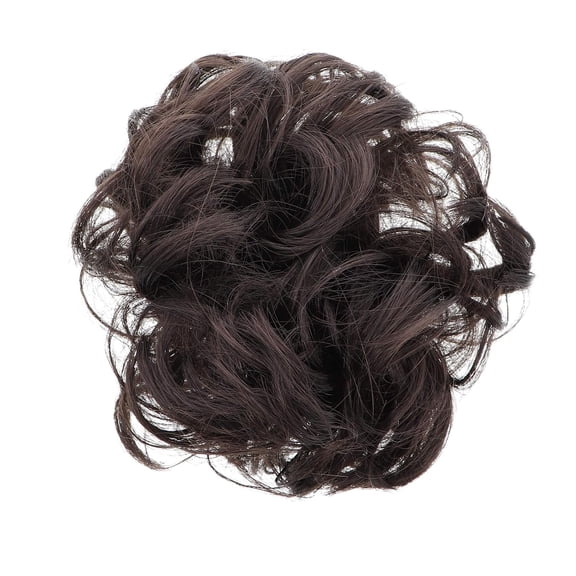 Wavy Messy Bun Scrunchie with Synthetic Hair - Adds Volume & Fullness, Secure Fit, One Size Fits All, Perfect for Prom, Wedding, or Evening Out