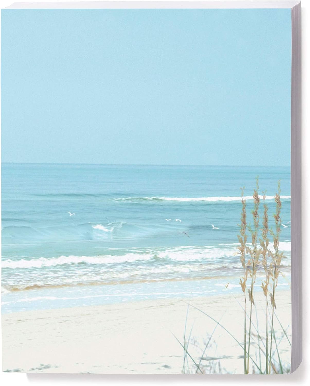 Wavy Picturesque Seashore Dream Invite Special Event Theme Paper