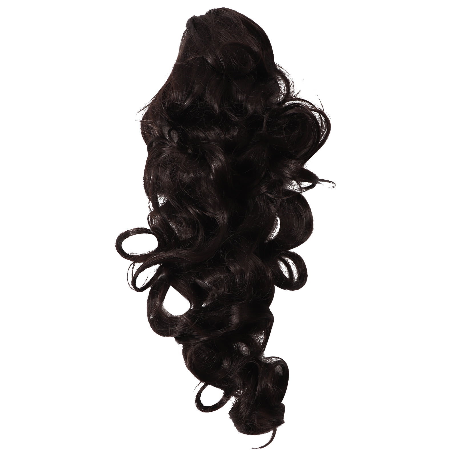 Wavy Ponytail Extension Claw Clip High Temperature Fiber Natural