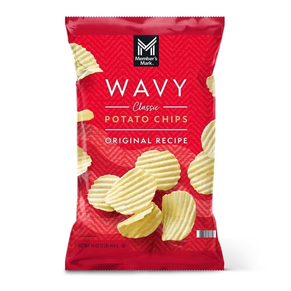 Wavy Potato Chips, 16 oz.