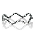 thumbnail image 1 of Wavy Rope Lasso Wave Ring .925 Sterling Silver Band Jewelry Female Male Unisex Size 7, 1 of 4