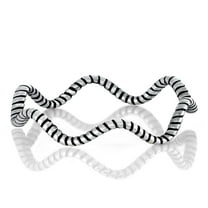 Wavy Rope Lasso Wave Ring .925 Sterling Silver Band Jewelry Female Male Unisex Size 7