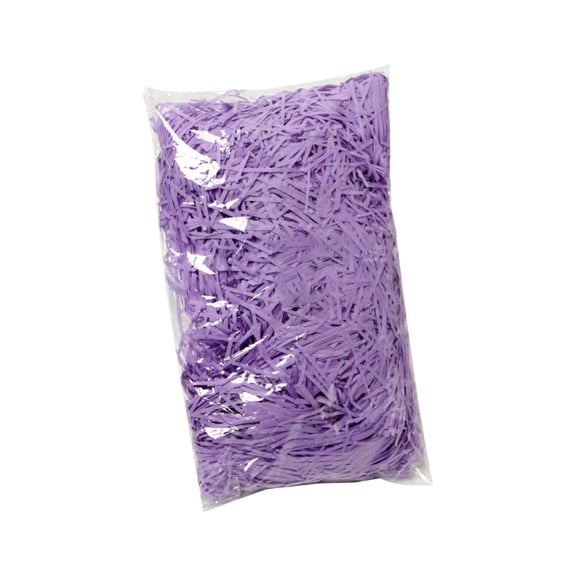 Wavy Shredded Paper Filler, Easter Grass Paper, Gift Box Shredded Paper Stuffing for Wrapping and Basket Filling, Purple