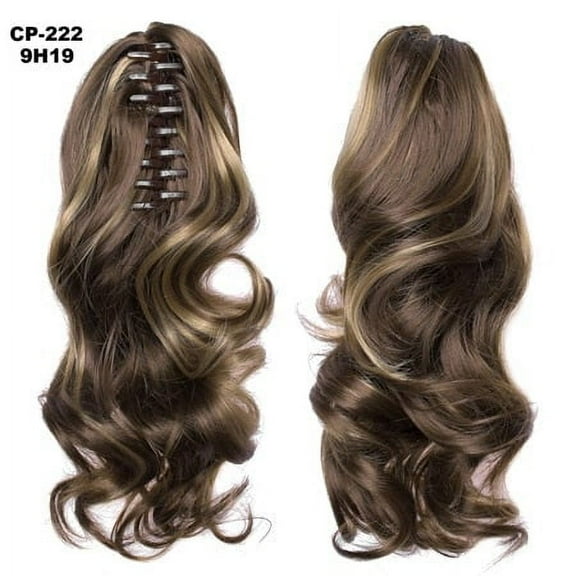 Wavy Synthetic Hair Extensions, Clip-in, High Temperature Fiber