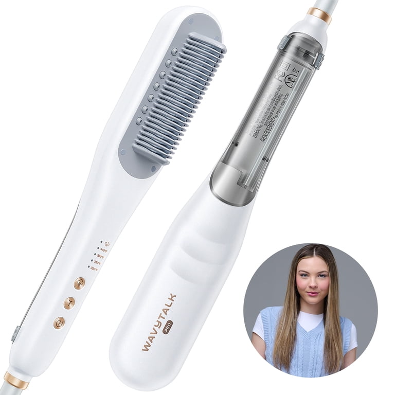 White Hair Straightening Brush Steamline Pro – Wavytalk main image 4