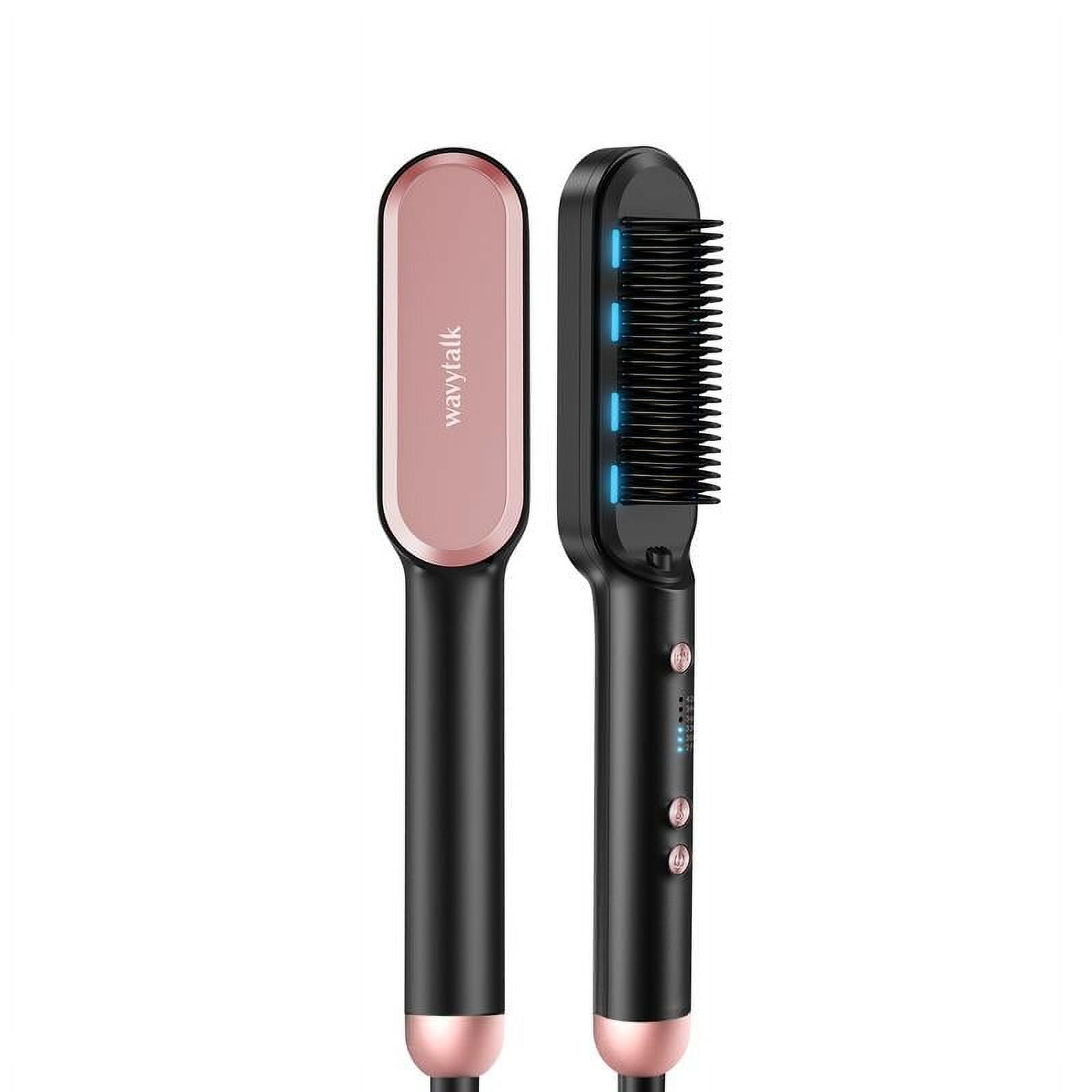 Wavytalk Sleek Sweep Ionic Hair Straightener Brush - Walmart