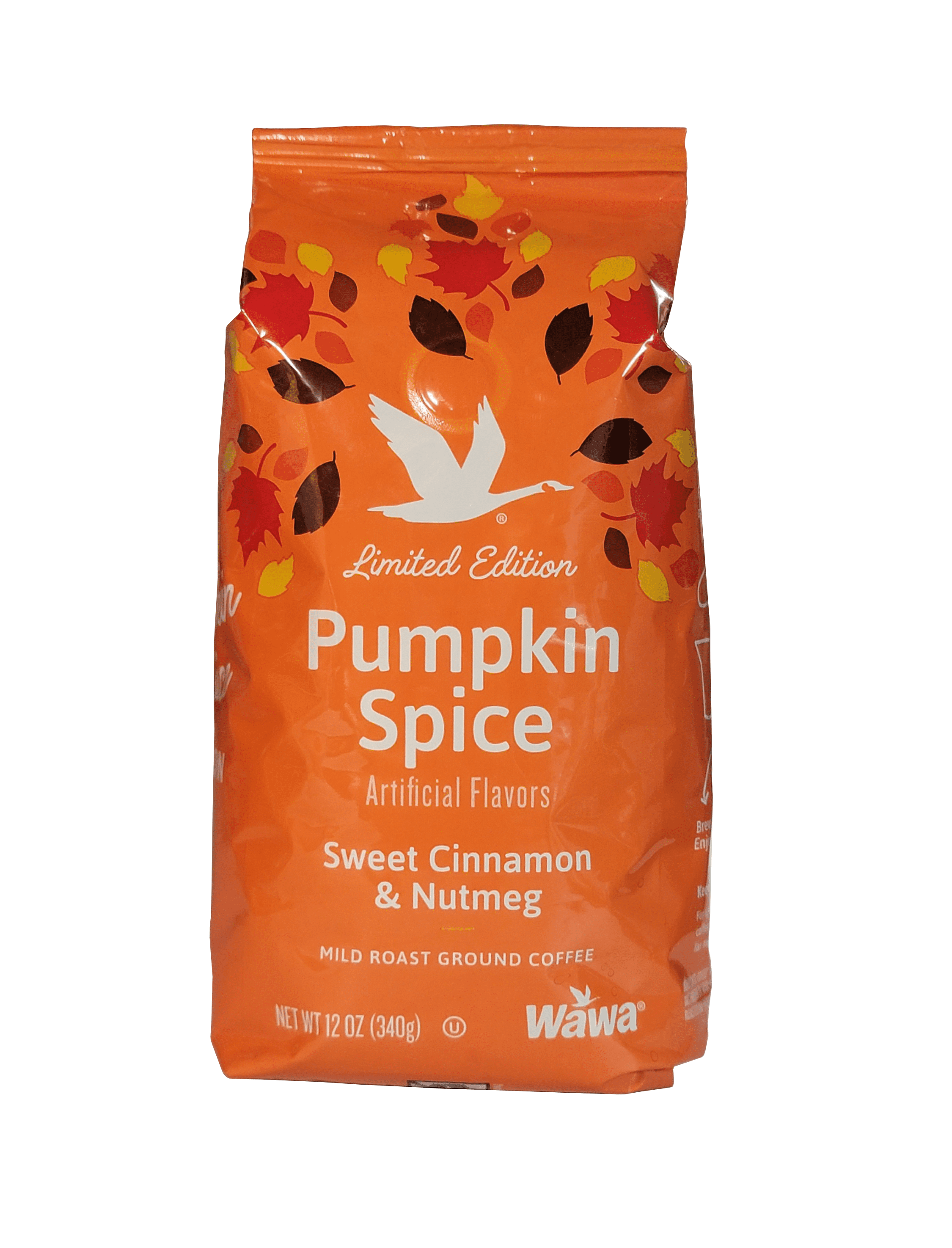 Wawa Limited Edition Pumpkin Spice Premium Ground Coffee 12 Ounce