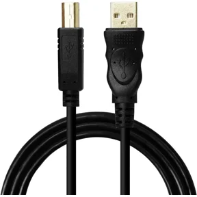 Wawpi Usb 2.0 Cable A To B For Printer / Scanner 25 Feet Black