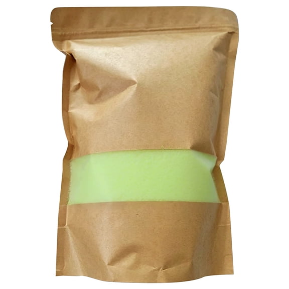 Wax Candle Making Kit 250g/0.55lb, Refillable Sand Wax with 20 Wicks - Diy Powder Candle for Home Decor, Reusable Plant-Based Candle Wax - Yellow