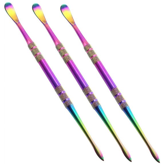 Wax Carving Tool Wax Tool Carving Tool Stainless Steel Sculpting Tool 3pcs (Rainbow)
