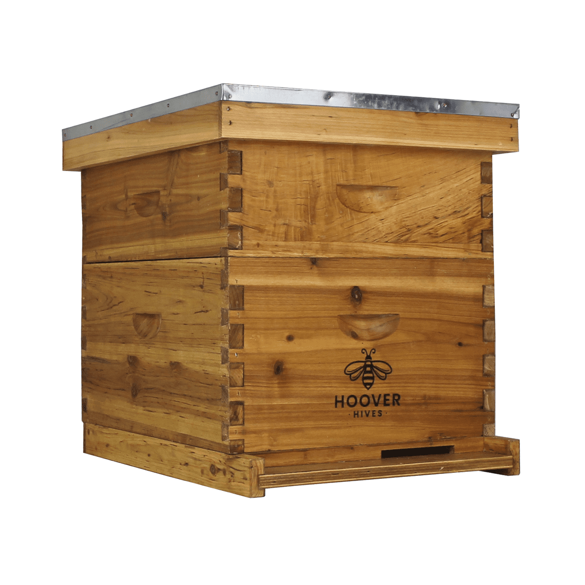 Natural Wood Wax-Coated 10 Frame Beehive Kit