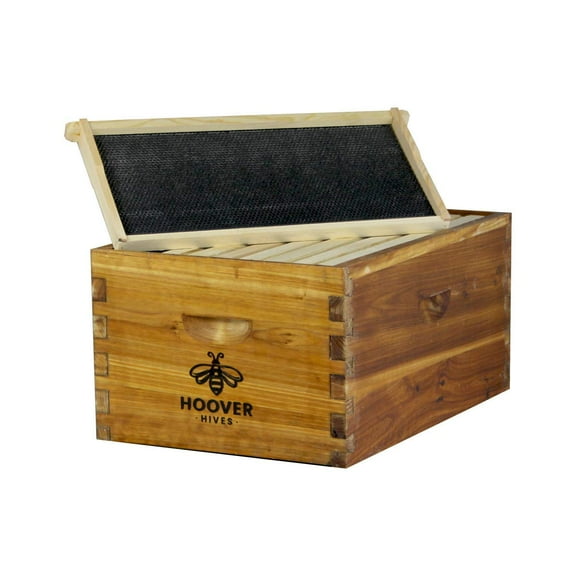 Wax-Coated Deep Brood Box (Unassembled)