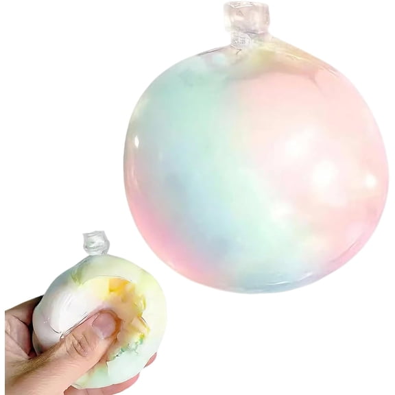 Wax Cracking Squishiess | Crispy Stress Ball | Snowball Crunches Squishiess, Soft Rebound Gel Fidget Toy with Crackable Texture, for Adults