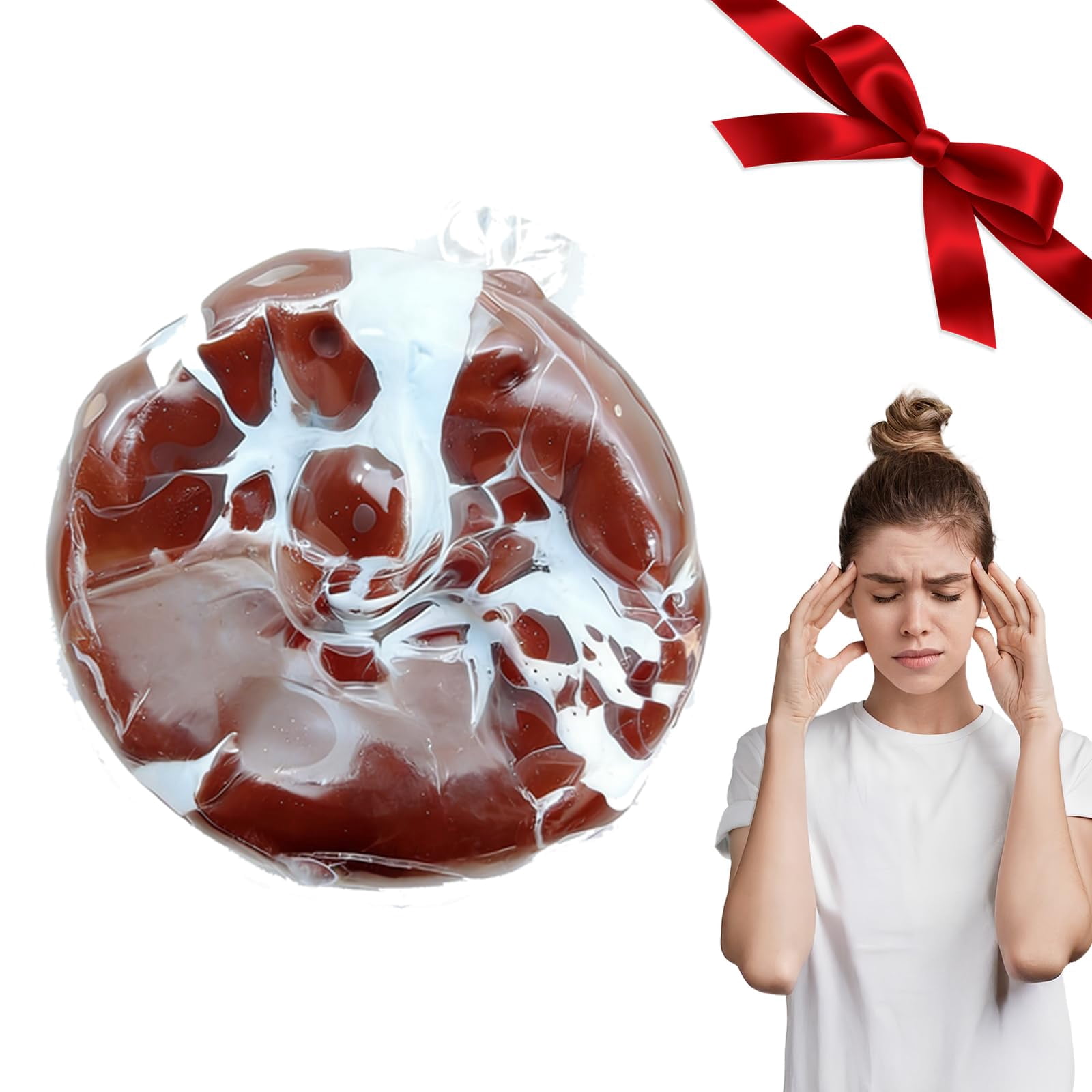 Wax Cracking Squishy Kit - Shapeable Wax Squishies for Asmr, Chocolate Cracking Wax Ball Squishy, 100% Odorless, Non-Sticky, Improving Focus, Easing Tension During Study, Work, Or Relaxation