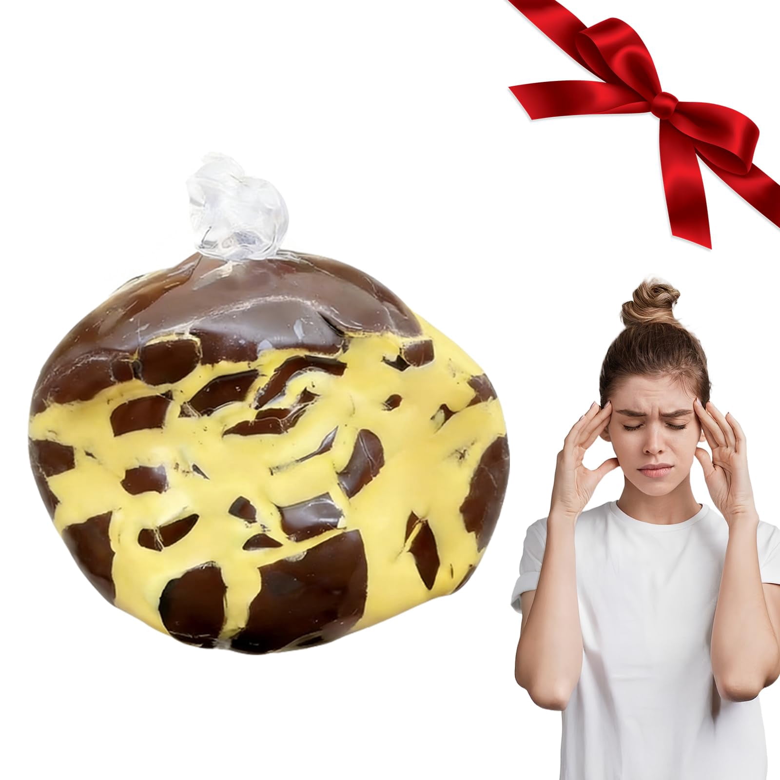 Wax Cracking Squishy Kit - Shapeable Wax Squishies for Asmr, Chocolate Cracking Wax Ball Squishy, 100% Odorless, Non-Sticky, Improving Focus, Easing Tension During Study, Work, Or Relaxation
