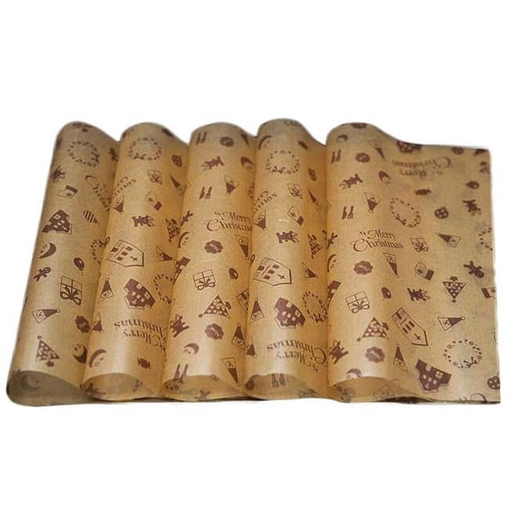 Wax Diy Baking Candy Sandwich Warping Christmas Chocolate Paper - 50 Piece