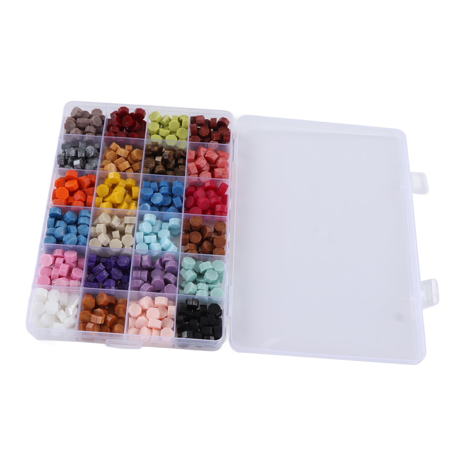 Wax For 24 Colors Adhesives Waxing Sealing Wax Beads Kit For Envelope