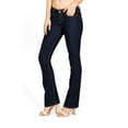 thumbnail image 1 of Wax Jeans Womens/Juniors Luscious Basic Bootcut/Straight Stretch Blue/Black Denim Jeans Pants, 1 of 3