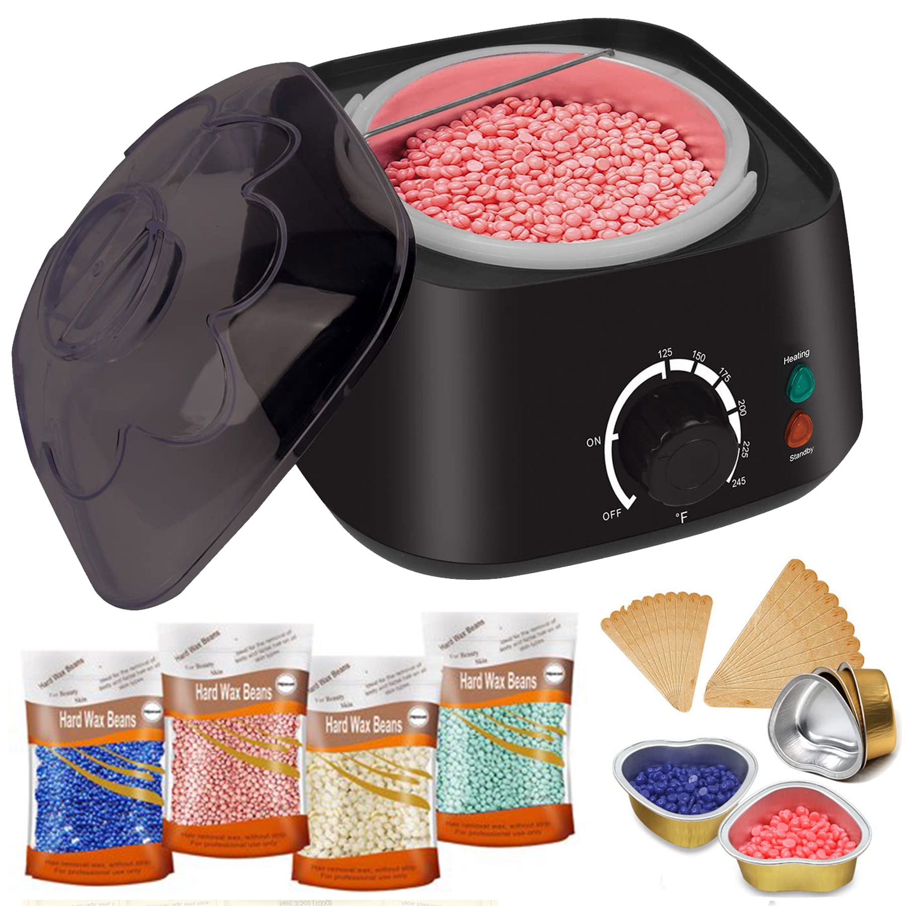 Professional Wax Warmer for Hair Removal with 100pcs Wax Sticks for Hair  Removal Waxing Pot with Fahrenheit Dial for Facial Skin Body SPA Salon  Equipment - Yahoo Shopping
