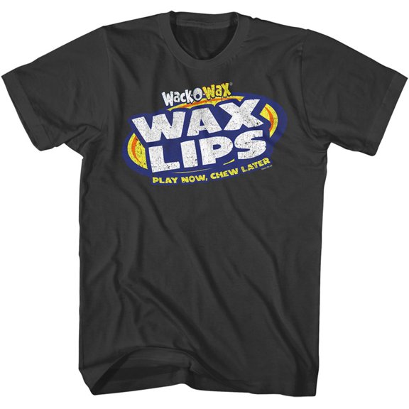 Wax Lips Logo Smoke Adult T-Shirt