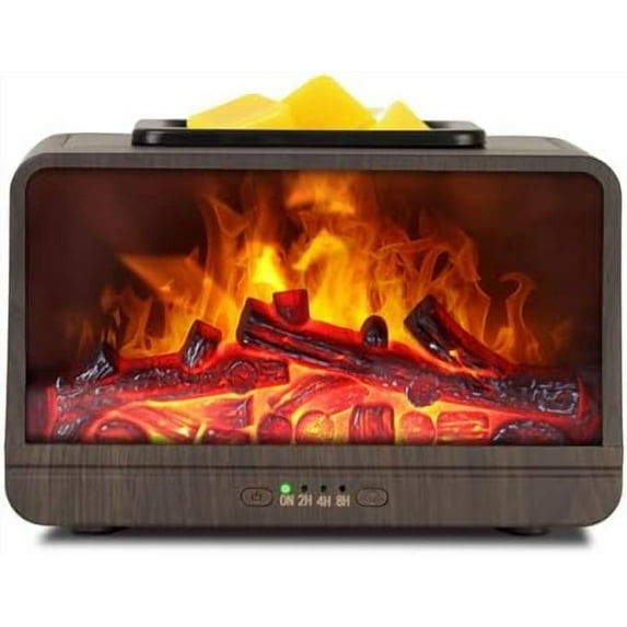 Wax Melt Warmer Burner Electric Fireplace – Scented Flame with 4-Timer Auto Shut Off, 224 – Home Decor, Kitchen, & Other
