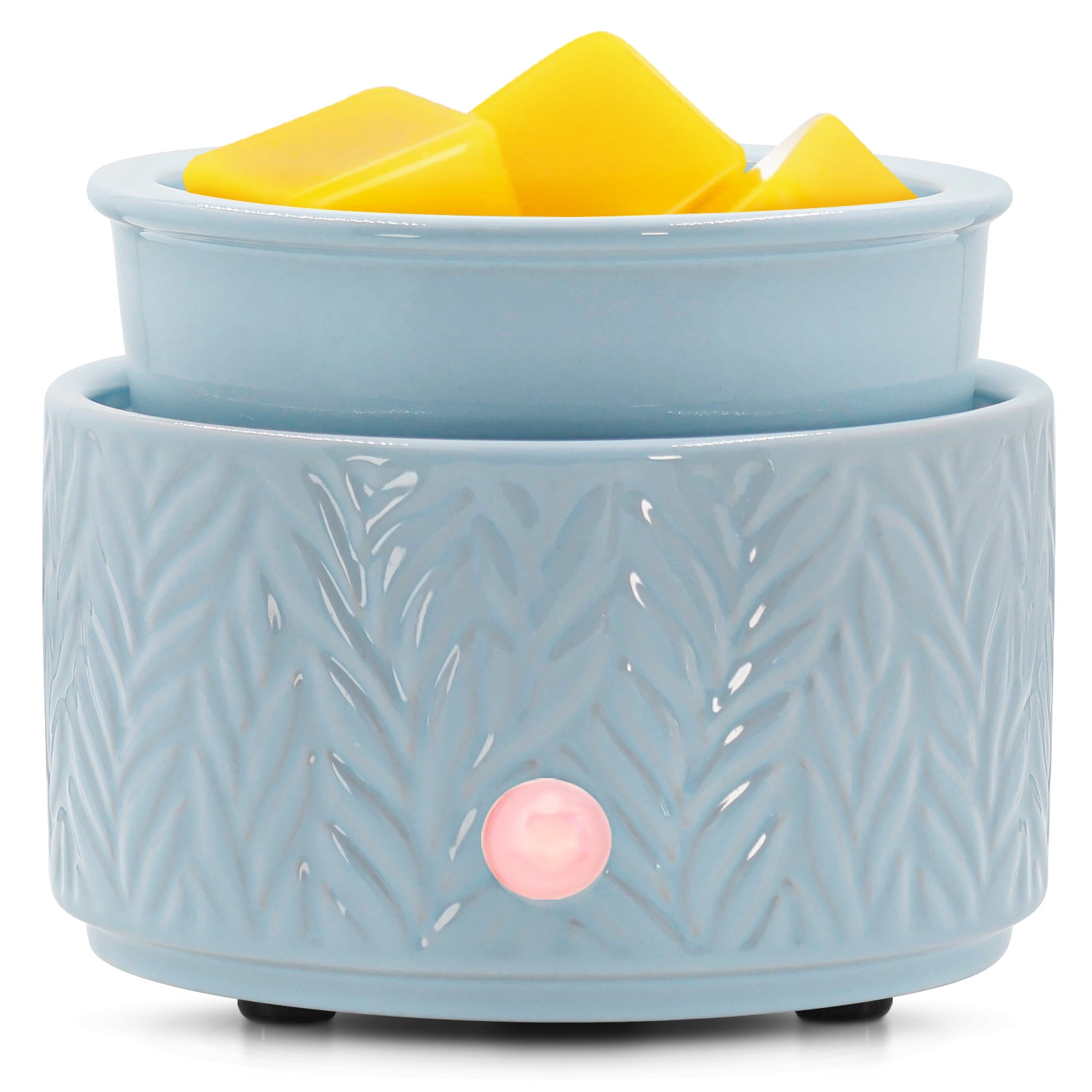  yahuha Ceramic Wax Melt Warmer, Fragrance Wax Warmer 3-in-1  Electric Candle Wax Melter and Wax Cubes for Home Office Bedroom  Aromatherapy Gifts (Pink)… : Home & Kitchen