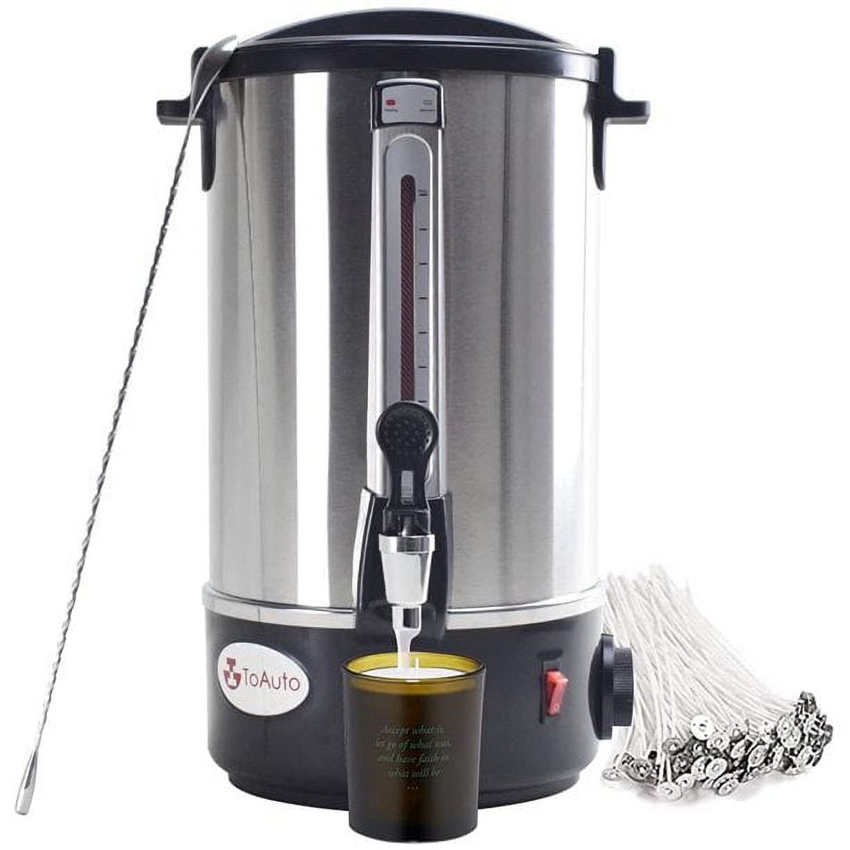Wax Melter for Candle Making 12 Lbs Extra Large Wax Melting Furnace with  Quick Pour Spout and Temp Control 