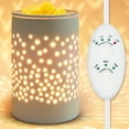 Wax Melts Candle Warmer Burner Ceramic Electric Candle Waxing Warmer