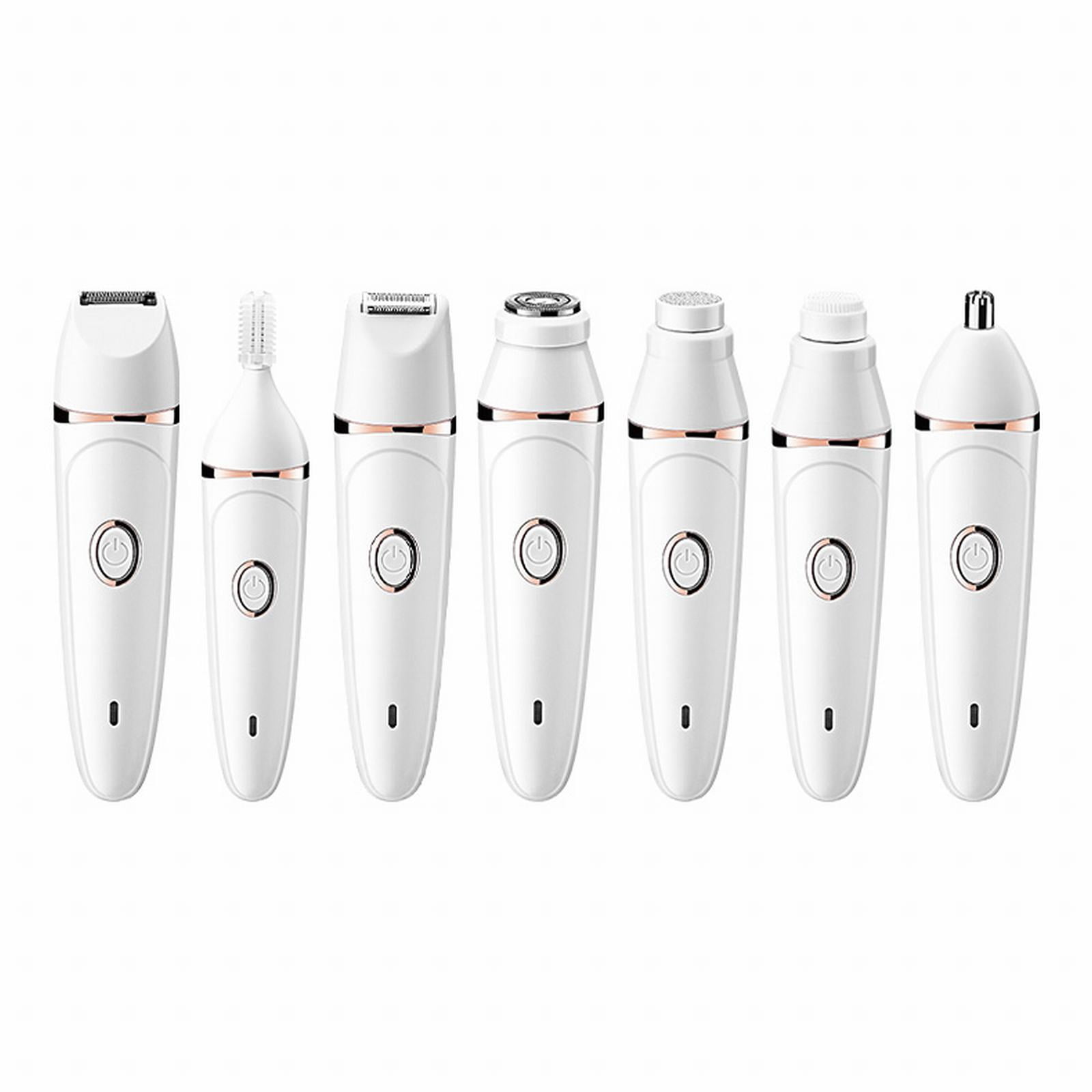 Wax Melts Packaging 7 In 1 Cordless Face Shaver Set Wet Dry Lady Hair