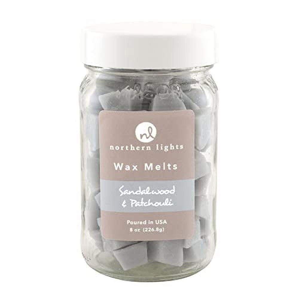 Sandalwood & Patchouli Simmering Wax Melts in 8 oz Jar