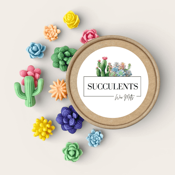 LostLove Art Co Handmade Succulent Cactus Soy Wax Melts 2.5 oz