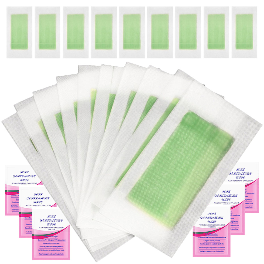 Wax Paper Tool Hair Clean Wax Wax to Depilate Doubleside Waxing Strips Nonwoven Wax Strip