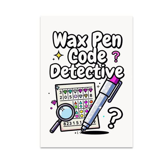 Wax Pen Code Detective Wall Decor - Diamond Painting Enthusiast - 13x19 Poster Print