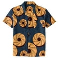 thumbnail image 1 of Wax Print Men Shirt Short Sleeves For Summer, 1 of 6