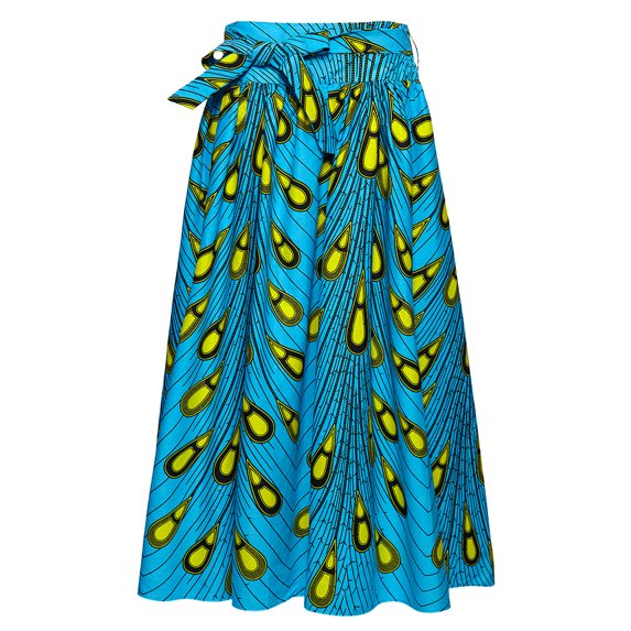 Wax Print Skirts Maxi Long Skirt Cotton
