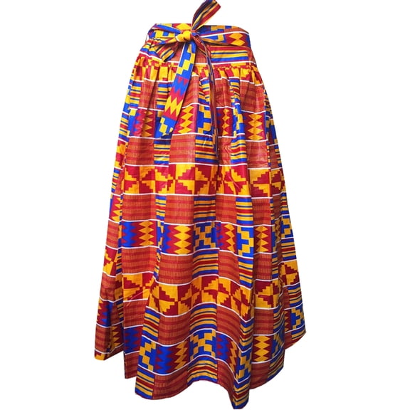 Wax Print Skirts Maxi Long Skirt Cotton