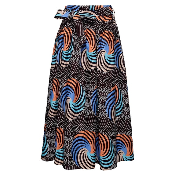 Wax Print Skirts Maxi Long Skirt Cotton