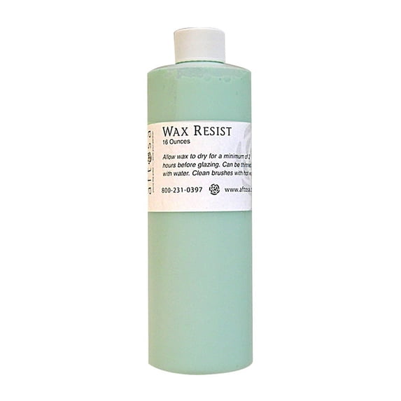 Wax Resist is a Glaze, Underglaze or Slip Barrier Used to Create Interesting Design Work In Ceramics and Pottery (16 ozs)