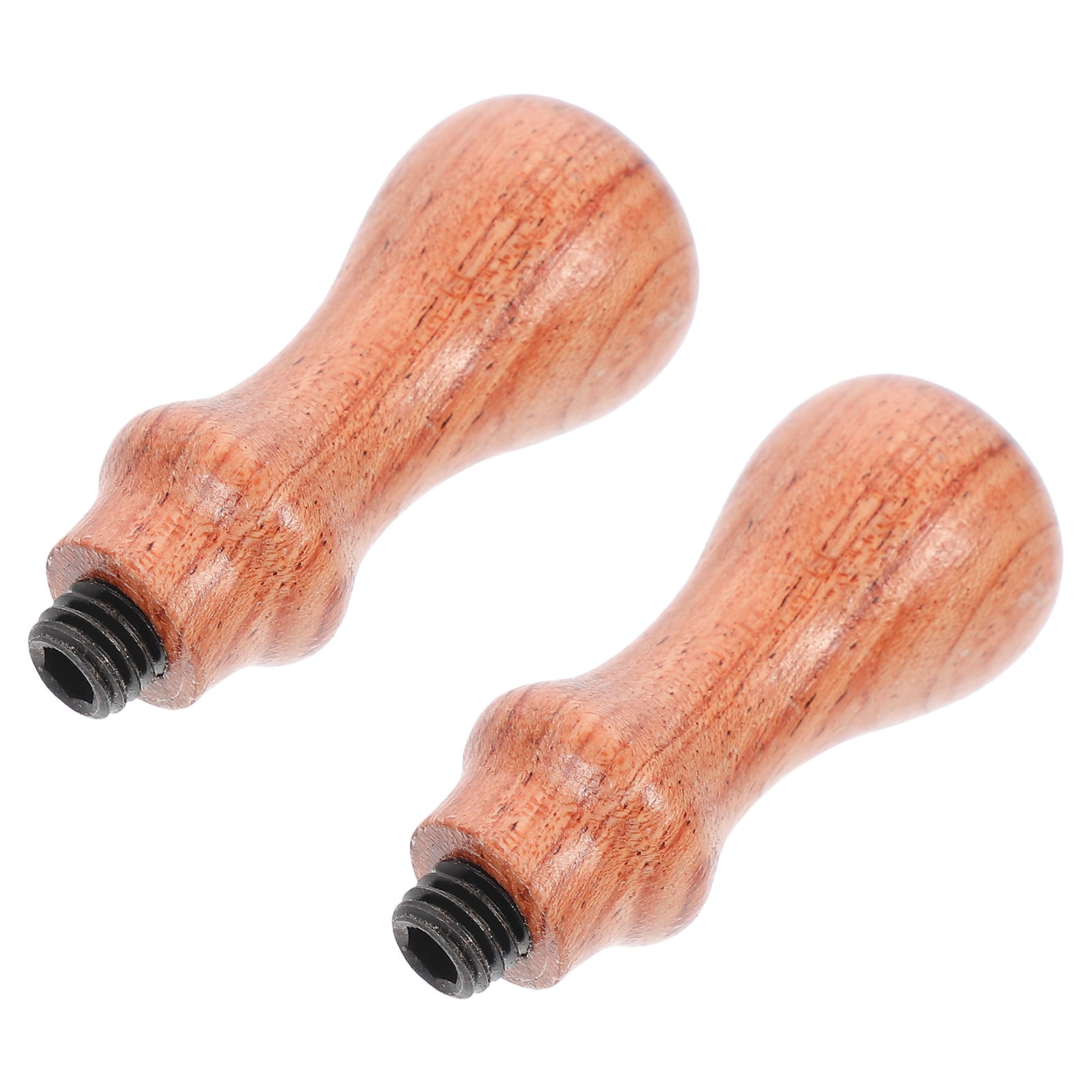 Wax Seal Stamp Wooden Handle 2pcs Wood Sealing Stamp Nature Metal