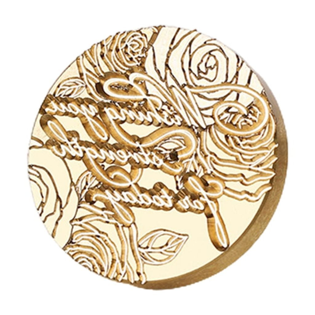Wax Seal StampWords Phrases Sealing Wax Stamp Flower Sealing Stamp for