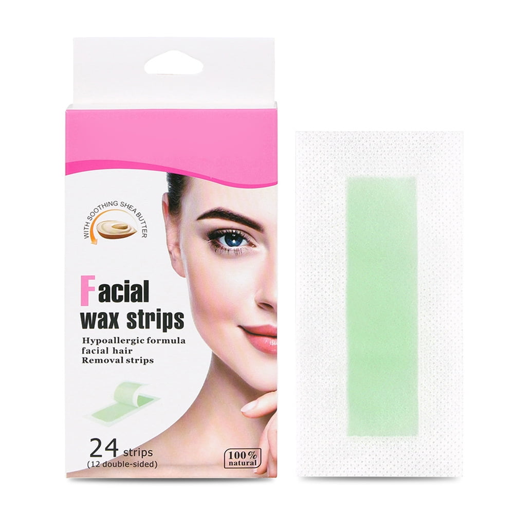 Wax Strips Hair Removal Wax Strips for Arms Legs Underarm Hair Eyebrow and Bikini Hair Removal
