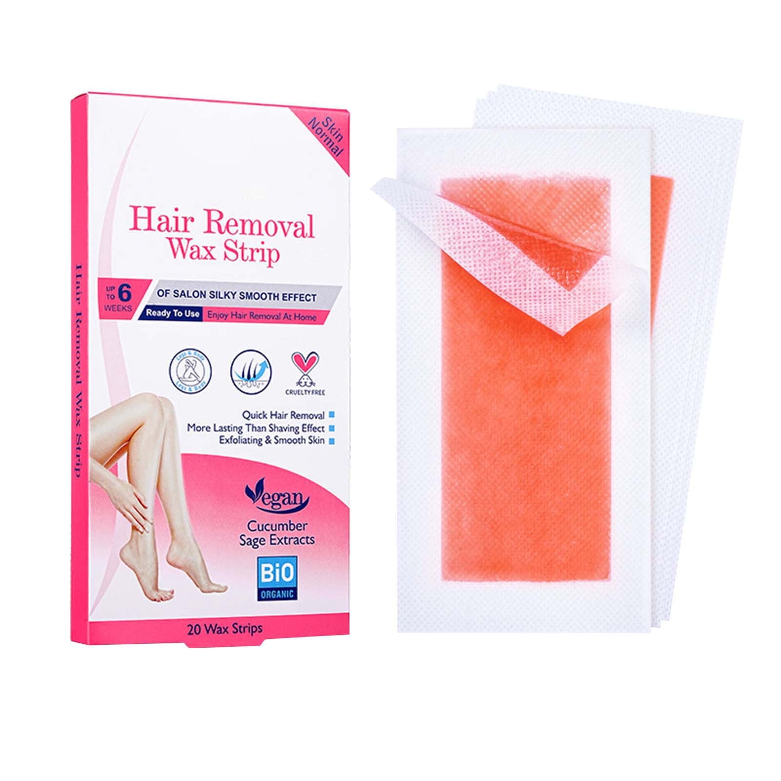 Wax Strips Waxing Strips Wax strips for Hair Removal Body Wax Strips for Arms Legs Chest