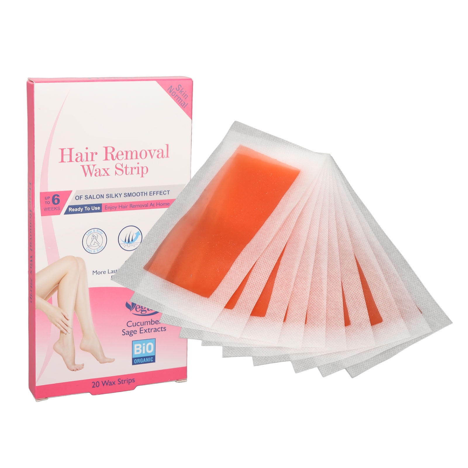 Wax Strips for Hair Removal Waxing Strips Depilatory Wax Strips Epilator Waxed Paper for Face